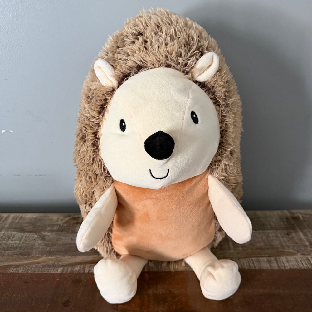 Plush Hedgehog Stuffed Animal Soft Toy Brown‎ Tan Kids Children